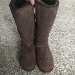 Chocolate Brown Uggs, Tall, Size 10